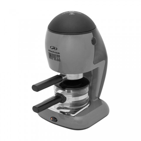 Szarvasi SZV 624 Unipress kávéfőző 13757 800 W 3.04 bar üveg kiöntő hőkorlátozó hőkioldó szürke