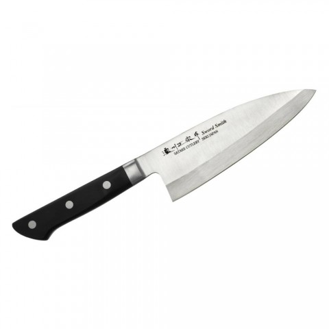 Satake 803 694 Satoru Deba japán konyhakés 16,4 cm penge hossz rozsdamentes acél kemény műanyag markolat