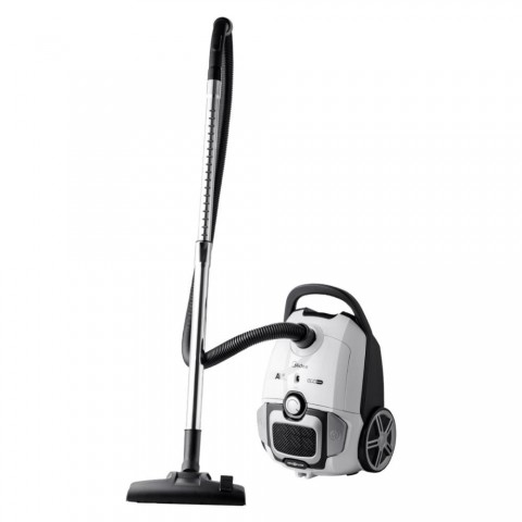 MIDEA B7 MBC1780WB porzsákos porszívó 800 W 3 literes porzsák mosható HEPA12 szűrő 5 m tápvezeték