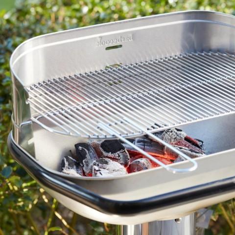 Barbecook BC CHA-1004 Loewy 55 SST rozsdamentes acél faszenes grill 55x33x101cm