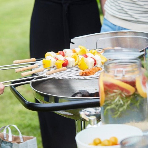 Barbecook BC CHA-1005 Loewy 50 SST rozsdamentes acél faszenes grill 51,5x56x99cm