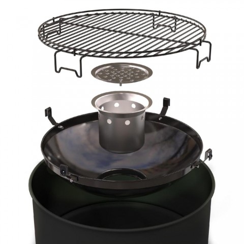 Barbecook BC CHA-1020 Edson faszenes grillhordó fekete 47,5 átmérő