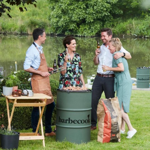 Barbecook BC CHA-1022 Edson faszenes grillhordó zöld 47,5cm átmérő