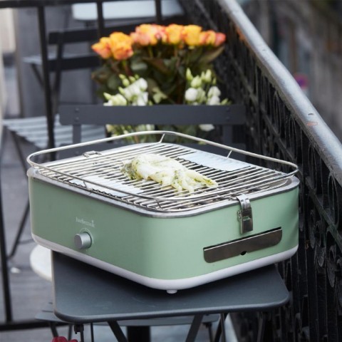 Barbecook BC ELE-1002 E-Carlo elektromos asztali grill zöld 42,5x33x16,5cm
