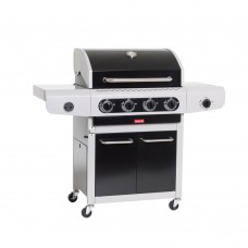 Barbecook BC GAS-2024 Siesta 412 Black Edition gázgrill tárolóval oldalégővel 132x56x120cm