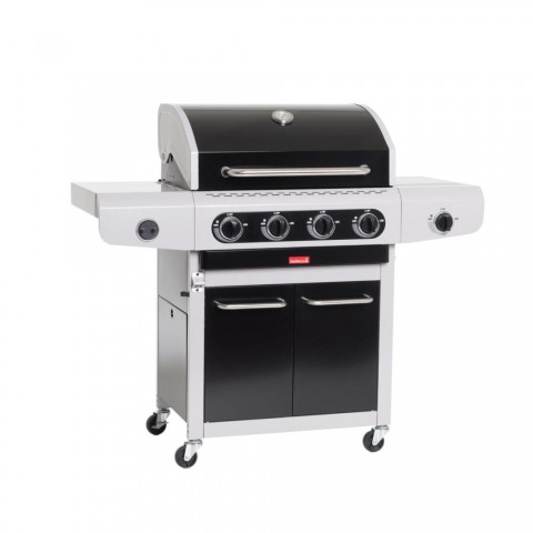 Barbecook BC GAS-2024 Siesta 412 Black Edition gázgrill tárolóval oldalégővel 132x56x120cm
