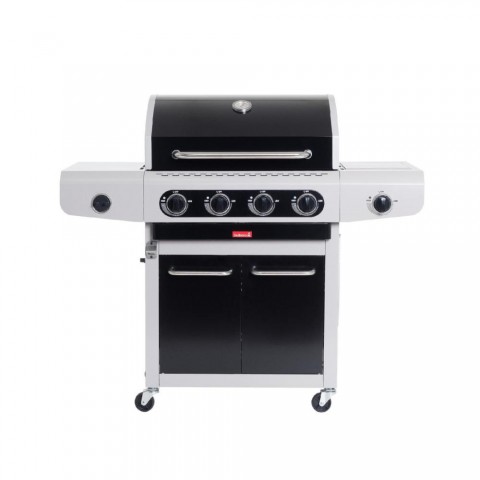 Barbecook BC GAS-2024 Siesta 412 Black Edition gázgrill tárolóval oldalégővel 132x56x120cm