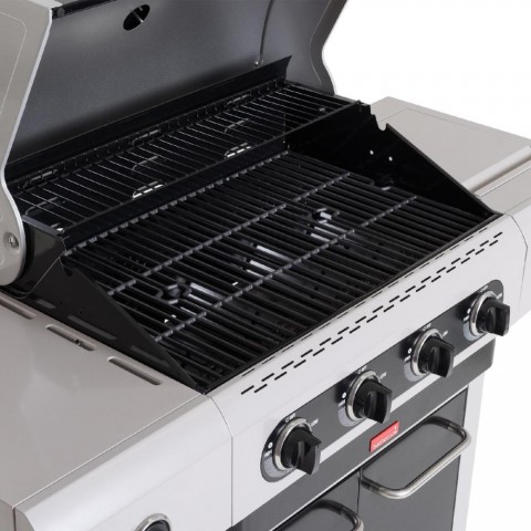 Barbecook BC GAS-2024 Siesta 412 Black Edition gázgrill tárolóval oldalégővel 132x56x120cm