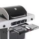 Barbecook BC GAS-2024 Siesta 412 Black Edition gázgrill tárolóval oldalégővel 132x56x120cm