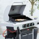 Barbecook BC GAS-2024 Siesta 412 Black Edition gázgrill tárolóval oldalégővel 132x56x120cm