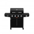 Barbecook BC GAS-2073 Siesta 412 Graphite gázgrill tárolóval oldalégővel 132x56x118cm