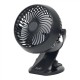 Home CLF 10/BK csíptetős akkumulátoros ventilátor 3 fokozat 10 cm es lapátátmérő állítható fejrész 1800 mAh Li-ion akkumulátor fekete
