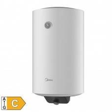 MIDEA D50 15FG elektromos vízmelegítő bojler 1500 W 50 liter zománcozott víztartály és fűtőszál mechanikus vezérlés