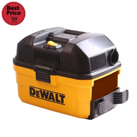 DeWalt DXV15T Toolbox száraz nedves porszívó 15 literes 1100W 12 KPa szívóteljesítmény 4,85m tápkábel