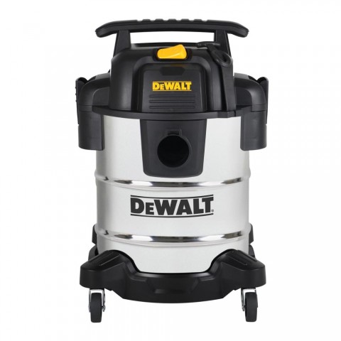 DeWALT DXV25S száraz nedves porszívó rozsdamentes váz 25 liter 15 Kpa 37,8 l/s 8 tartozék 1050 W