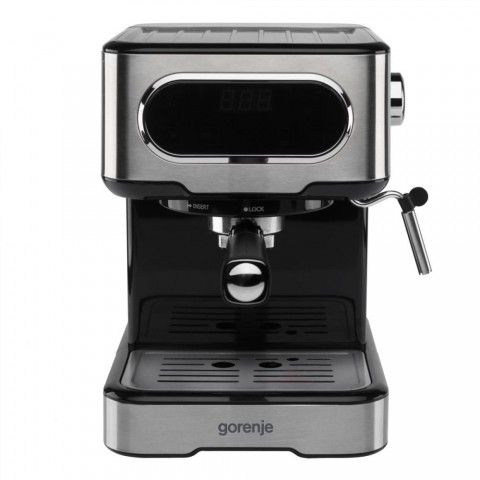 Gorenje ESCM15DBK digitális eszpresszó kávéfőző 15 bar érintőgombok 1,5 literes tartáy 1100W