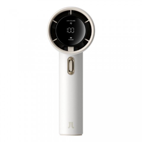 JisuLife FA53PRO White kézi ventilátor 2500mAh akkumulátor LED kijelző fehér