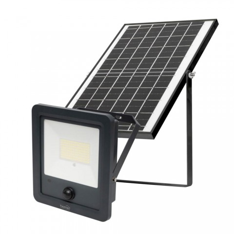 Home FLP1800SOLAR napelemes LED reflektor 112 db SMD LED 1800lm mozgásérzékelő IP65 védettség szolárpanel távirányítható