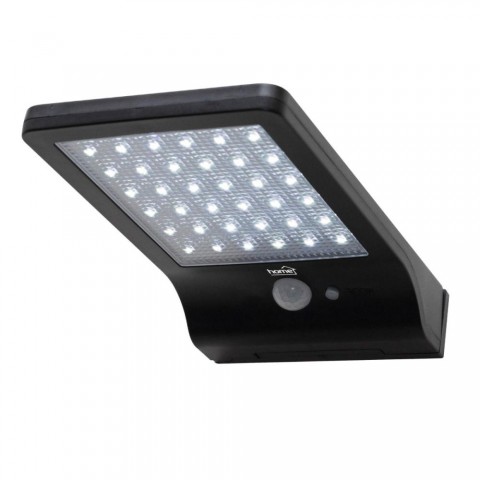 Home FLP300SOLAR napelemes LED reflektor 300 lm PIR mozgásérzékelő 120° 5m 36 db hidegfehér SMD LED energiatakarékos műanyag IP44