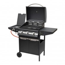 Home GRG01 gázgrill 3 főégővel 1 oldalégővel 3,2 kW teljesítmény égőnként nyomásszabályozó készlettel