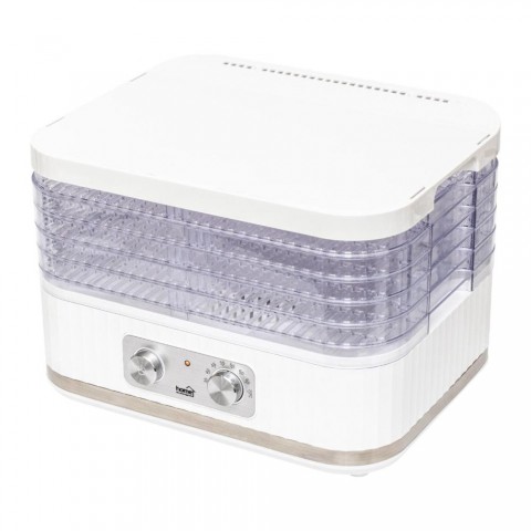 Home HG ASZ 5 aszaló 35 70°C között állítható hőmérséklet 5 tálca töltőtömeg 3,5 kg 250 W fehér