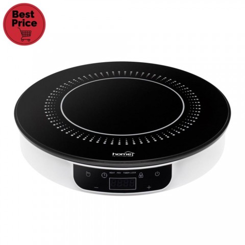 Home HG IF 29 indukciós főzőlap teljesítmény 2000 W hordozható használható edényméret: ∅12 – ∅26 cm automatikus edényfelismerés