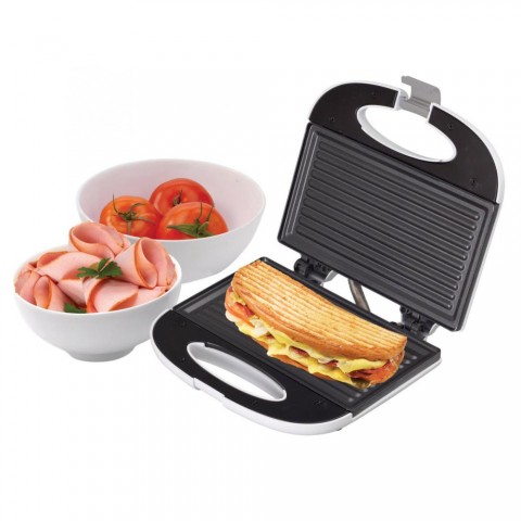 Home HG P 01 panini szendvicssütő teljesítmény 750 W tapadásmentes sütőfelület jelzőfények