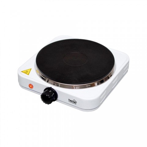 Home HG R 01WH hordozható elektromos főzőlap teljesítmény: 1500 W ∅18 cm főzőfelület zománcozott készülékház fehér