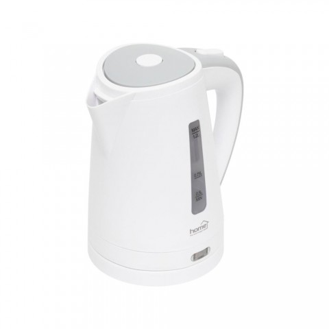 Home HG VF 05 vízforraló teljesítmény 2000 W 1,2 literes víztartály 360° ban forgatható állvány rejtett fűtőszál fehér