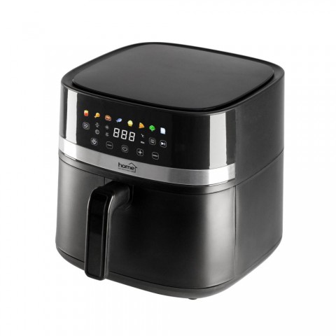Home HGAF8 digitális air fryer forrólevegős fritőz 8 liter kapacitás 2000 W hőmérsékleti tartomány 80 – 200 °C
