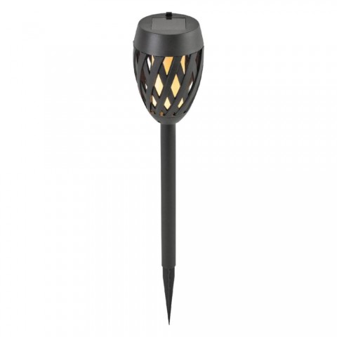 Home MX 200 napelemes kerti fáklya 12 LED automatikus napelem és töltő időjárásálló