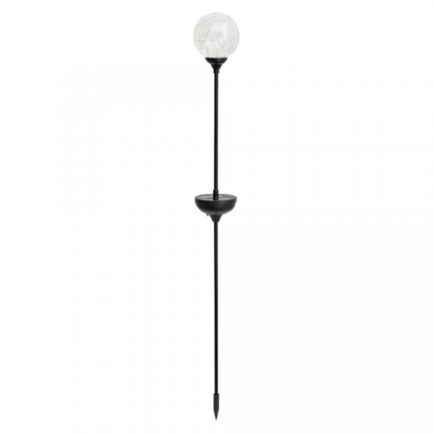 Home MX 624 napelemes kerti lámpa 20 microLED üveg időjárásálló automatikus melegfehér