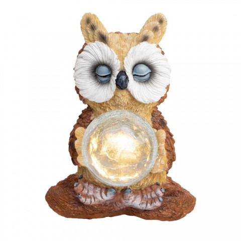 Home MX 637 napelemes kerti lámpa 1 db melegfehér LED automatikus napelem bagoly