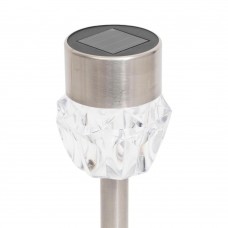 Home MX 809 napelemes kerti lámpa 1 db LED fém időjárásálló automatikus hidegfehér
