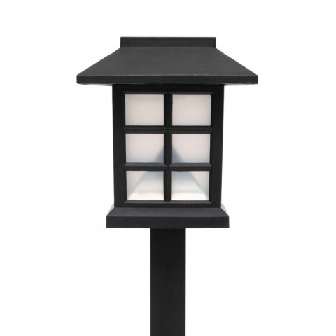 Home MX716 napelemes kerti lámpa 12db os display műanyag 1 db hidegfehér LED kültéri beltéri
