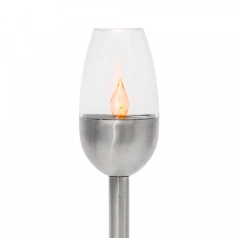 Home MX816 napelemes kerti lámpa 12db os display műanyag 1 db melegfehér LED kültéri beltéri