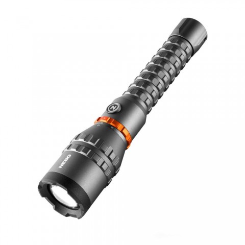 NEBO DAVINCI™ 8000 elemlámpa NEB FLT-1016-G 8000 lm akkumulátoros 4x zoom IP67 power bank 5000 mAh 5 funkció USB-A - USB-C töltőkábel