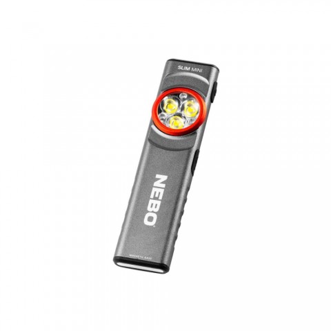 NEBO NEB FLT-1042-G SLIM MINI zseblámpa 250 lumen 450mAh IPX4 alumínium burkolat mágneses talp