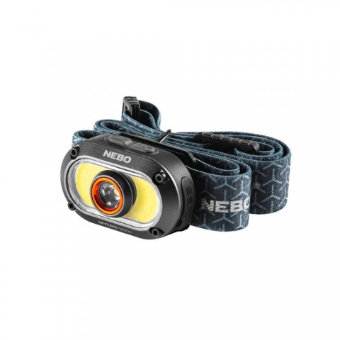 NEBO NEB HLP-1005-G MYCRO 500 fejlámpa 500-30 lumen újratölthető IPX4 állítható dőlésszög