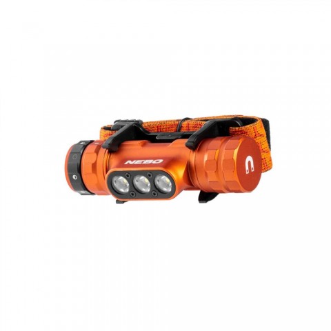 NEBO NEB HLP-1006-G Master Series HL1000 fejlámpa 1000 lm - 30 lm 138 m 5 funkció IP67 mágneses USB-C