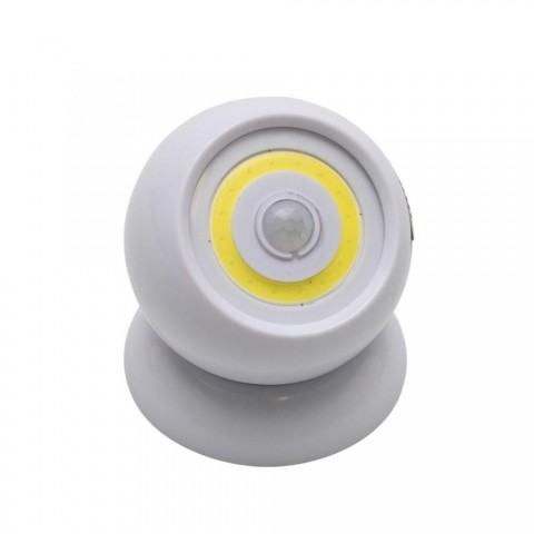 Home PNL 5 LED mozgásérzékelős lámpa 2 W COB LED forgatható melegfehér mágneses 3 üzemmód