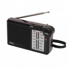 SAL RPC5 zsebrádió 2 sávos AM-FM hangolásjelző LED fülhallgató csatlakozó
