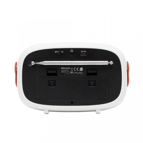 SAL RPR4LCD táskarádió AM FM automatikus hangolás 2x40 programhely órakijelzés
