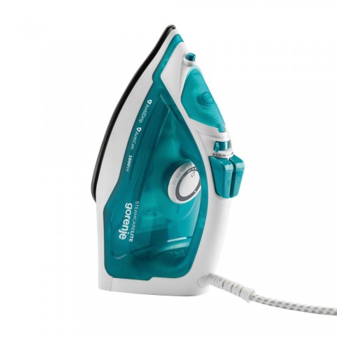 Gorenje SIH1800TQC gőzölős vasaló 1800 W UltraSteel talp öntisztítás 0,2 literes víztartály türkiz fehér