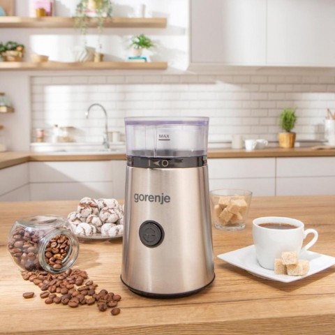 Gorenje SMK150E kávédaráló 150 W 40 g kapacitás acél penge fekete