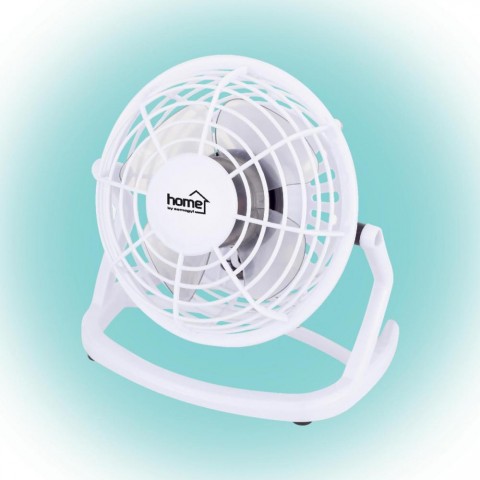 Home TF 10 USB/WH asztali ventilátor 2,5 W 10 cm es lapátátmérő 1 fokozat 1,4 m USB vezeték fehér