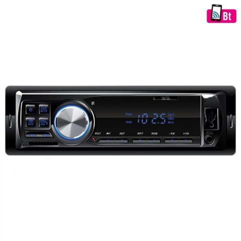 SAL VBT 1100/BL autórádió 4 x 45 W 4 RCA FM BT USB SD AUX kék LED kijelző és gombok