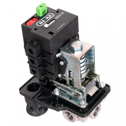 Ne-Ma Italy Nyomáskapcsoló nagy kompresszorokhoz 1/4" 400V 4 6A Ne-Ma ET24V4/6-1/4 Made In Italy