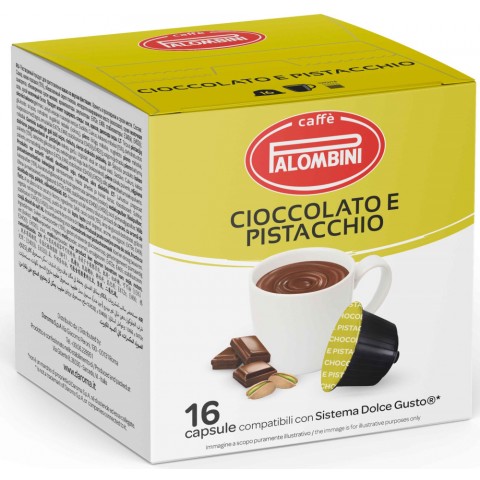 Palombini Dolce Gusto 16 os kapszula Cioccolato Pistacchio