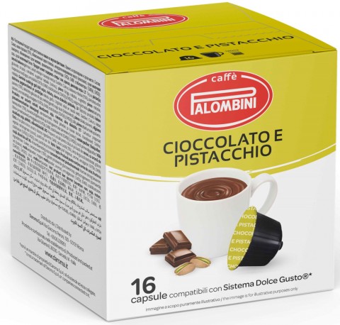 Palombini Dolce Gusto 16 os kapszula Cioccolato Pistacchio Palombini Dolce Gusto 16 os kapszula Cioccolato Pistacchio